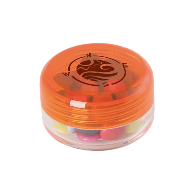 Picture of SMALL POT with Chocos in Orange