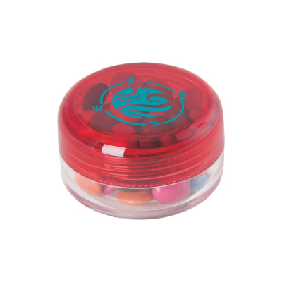 Picture of SMALL POT with Chocos in Red