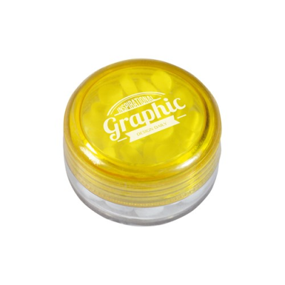 Picture of SMALL POT with Dextrose Mints in Yellow