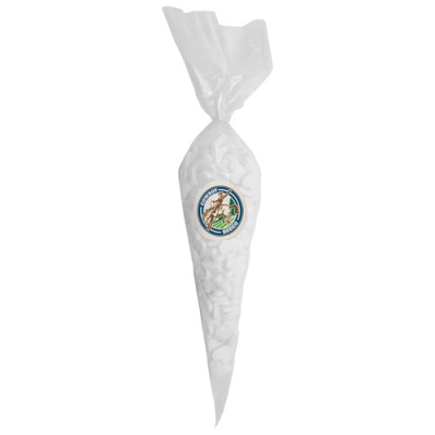 Picture of 250G SWEETS CONES with Printed Label & Filled with Dextrose Heart Mints