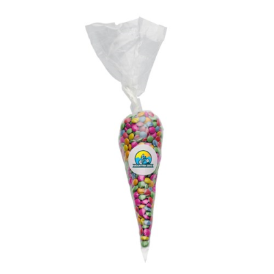 Picture of 200G SWEETS CONES with Printed Label & Filled with Milk Chocos