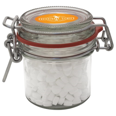 Picture of 125ML / 290G GLASS JAR FILLED with Extra Strong Mints.