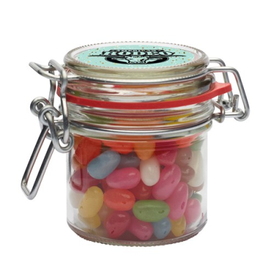 Picture of 125ML / 300G GLASS JAR FILLED with Jelly Beans