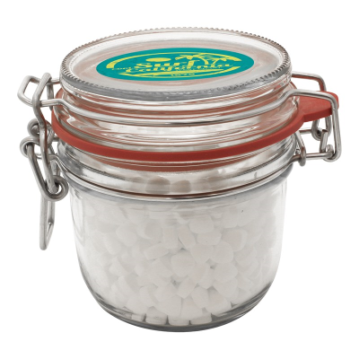 Picture of 255ML / 480G GLASS JAR FILLED with Extra Strong Mints