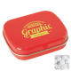 Picture of FLAT HINGED TIN with Dextrose Mints in Red