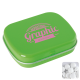 Picture of FLAT HINGED TIN with Dextrose Mints in Pale Green
