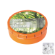 Picture of ROUND CLICK TIN with Dextrose Mints in Orange
