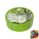 Picture of ROUND CLICK TIN with Jelly Beans in Pale Green