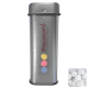 Picture of TALL HINGED TIN with Dextrose Mints in Silver