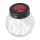 Picture of SMALL GLASS JAR with Dextrose Mints in Black