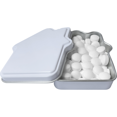 Picture of HOUSE MINTS TIN in White