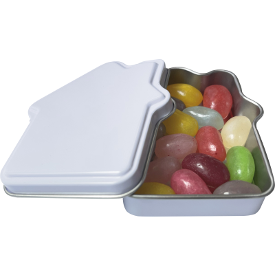 Picture of HOUSE MINTS TIN in White