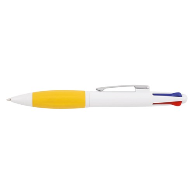 Picture of PAXOS 4-COLOUR BALL PEN in Yellow.
