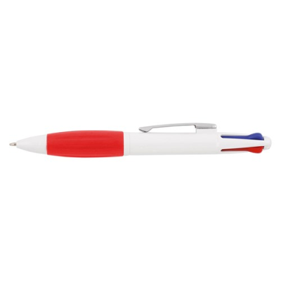 Picture of PAXOS 4-COLOUR BALL PEN in Red.