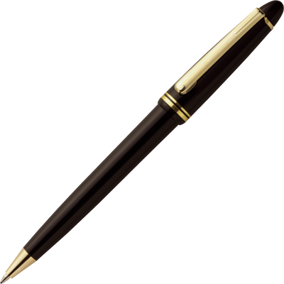 Picture of MALTA CLASSIC PLASTIC BALL PEN in Black