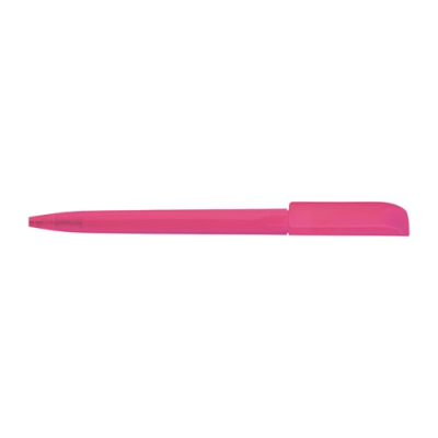Picture of JAG TWIST ACTION FROSTED PLASTIC BALL PEN in Pink