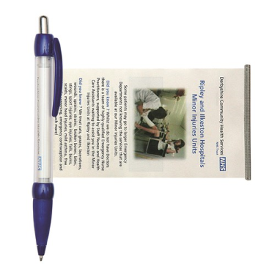 Picture of BANNER MESSAGE PEN in Blue.