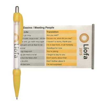 Picture of BANNER MESSAGE PEN in Yellow.