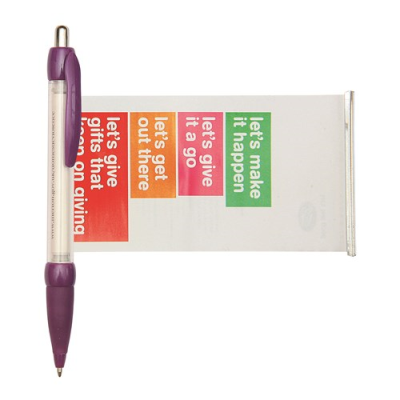 Picture of BANNER MESSAGE PEN in Purple