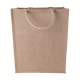 Picture of PORTRAIT JUTE BAG in Brown