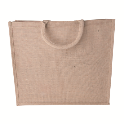 Picture of JUTE BAG SHOPPER in Brown.