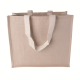 Picture of CANVAS SHOPPER with Woven Handles in Brown