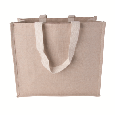 Picture of CANVAS SHOPPER with Woven Handles 240G in Brown