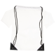 Picture of NYLON TEE SHIRT DRAWSTRING BAG in White