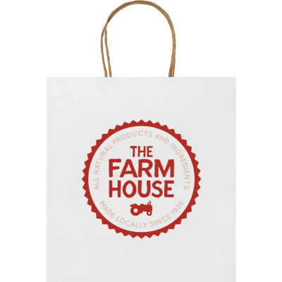 Picture of PAPER BAG (230 x 220 x 90MM) in White