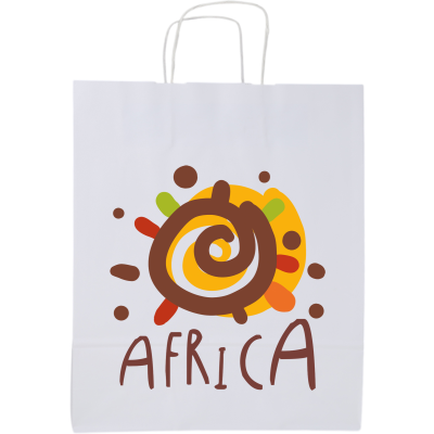 Picture of PAPER BAG (240 x 320 x 110MM) in White