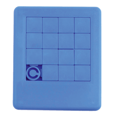 Picture of SLIDING PUZZLE GAME in Blue.