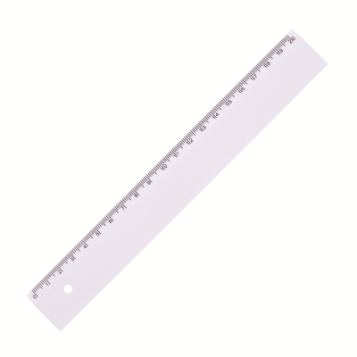 Picture of PLASTIC RULER, 20CM in White