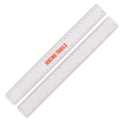 Picture of ULTRA SLIM SCALE RULER, IDEAL FOR MAILING, 300MM in White.