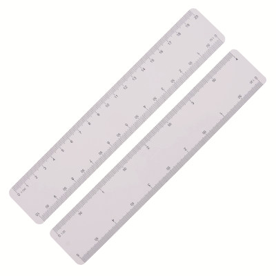 Picture of ULTRA SLIM SCALE RULER, IDEAL FOR MAILING, 200MM in White.