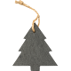 Picture of SLATE TREE ORNAMENT in Grey