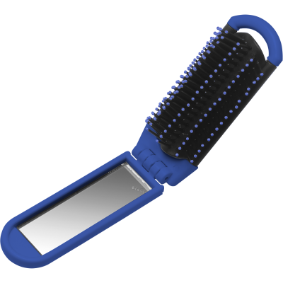 Picture of FOLDING HAIR BRUSH in Blue