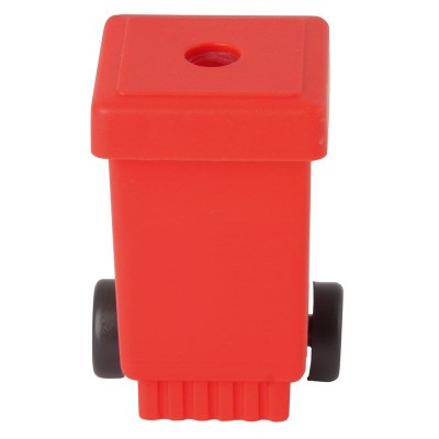 Picture of WASTE BIN SHARPENER with Wheels in Red