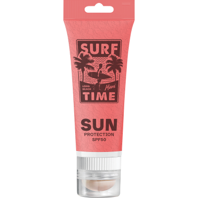 Picture of SPF50 SUNSCREEN CREAM (20ML) + SPF20 LIP BALM in White