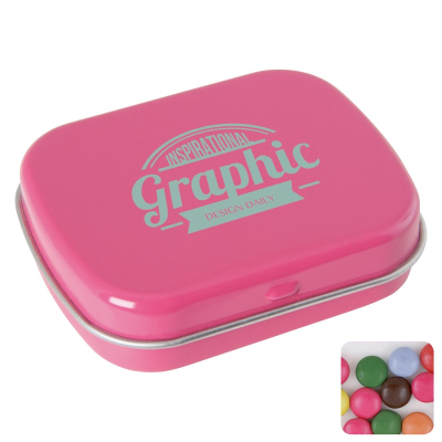 Picture of FLAT TIN with Chocos in Pink