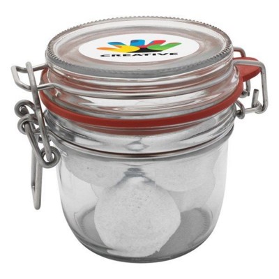 Picture of 255ML / 375G GLASS JAR FILLED with Marshmallows