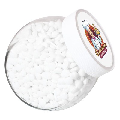 Picture of 870ML / 1030G CANDY JAR FILLED with Dextrose Mints
