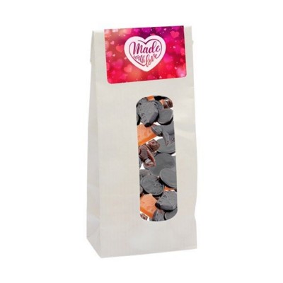 Picture of 65G KRAFT BAG with Window & Filled with Mixed Liquorice