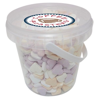 Picture of 500G PLASTIC BUCKET FILLED with Hearts Small
