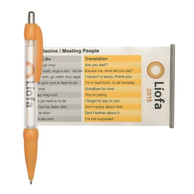 Picture of BANNER MESSAGE PEN in Orange
