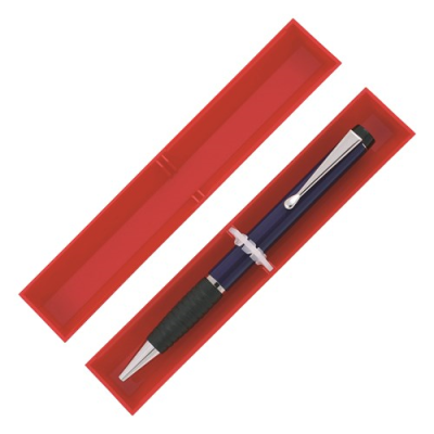 Picture of PLASTIC SINGLE PEN BOX in Red