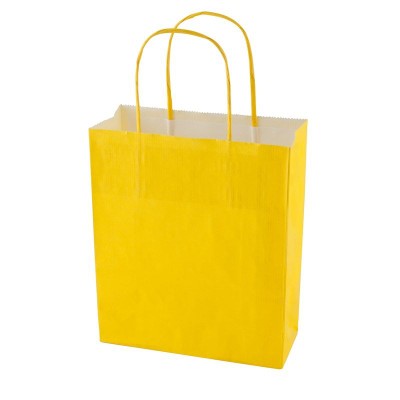 Picture of PAPER BAG 220 x 310 x 100 MM in Yellow