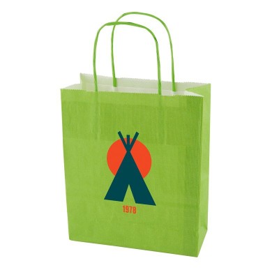 Picture of PAPER BAG 220 x 310 x 100 MM in Lime