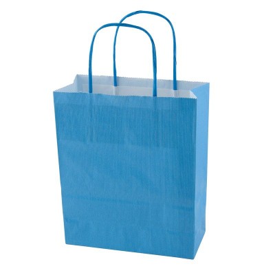 Picture of PAPER BAG 320 x 410 x 120 MM in Light Blue