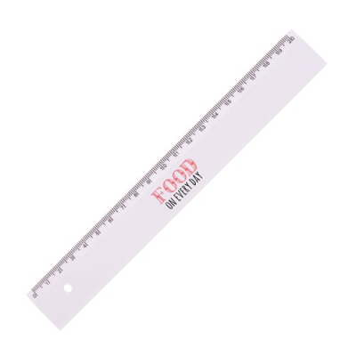 Picture of PLASTIC RULER, 20CM in White