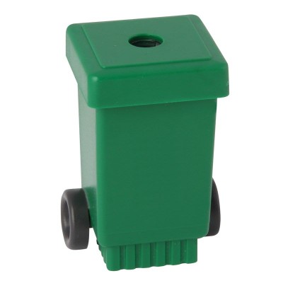 Picture of WASTE BIN SHARPENER with Wheels in Green